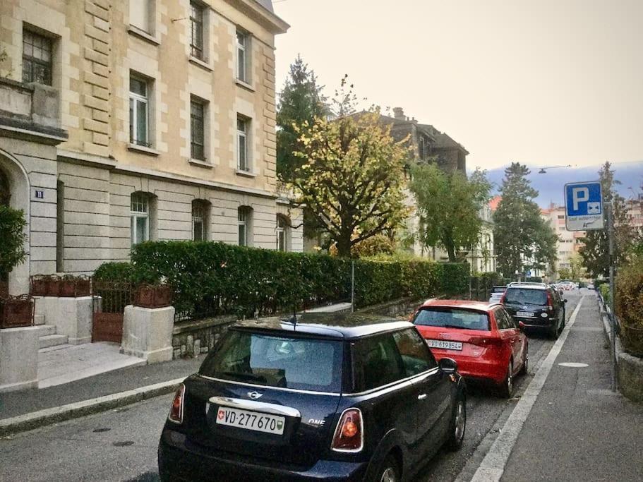 Charming, Between Train Station And Lake! Lausanne Exterior photo